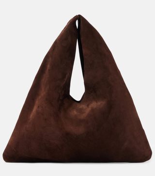 The Row, Bindle Small Suede Tote Bag