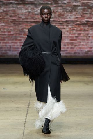 a model walks the Fforme fall/winter 2025 runway