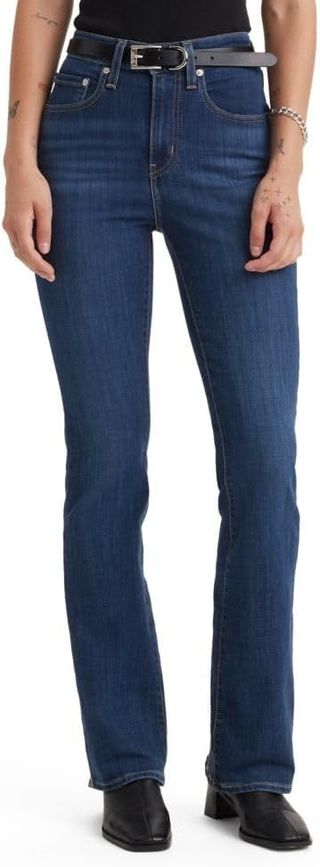 Levi's, Levi's Women's 725 High Rise Bootcut Jeans, Lapis Dark Horse, 24 (us 00) S