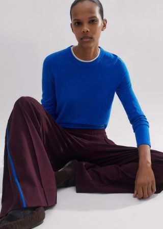 Merino Cashmere Barely There Trim Jumper