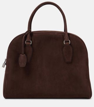 India 12.00 Suede Tote Bag