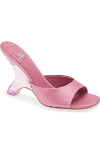 Mew 2 Satin Slide Sandal