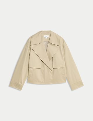 Cotton Rich Short Trench Coat