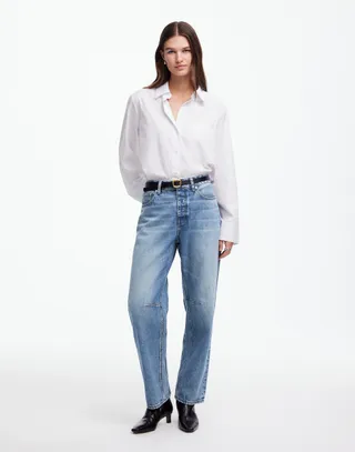 Madewell, Alexa Chung Poplin Button-Up Shirt