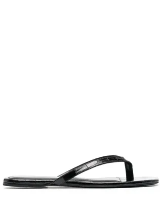 Square-Toe Flip-Flops