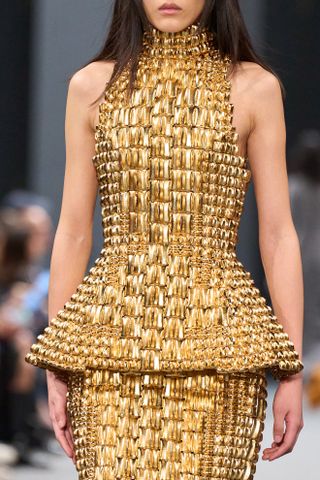 Photos of Balmain Fall-Winter 2025 runway.