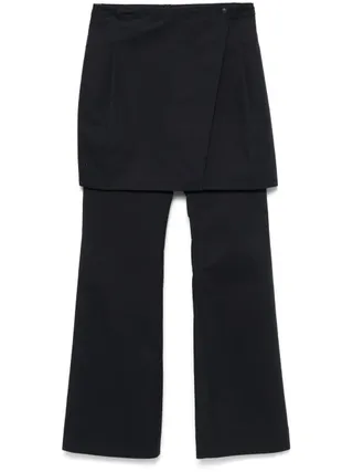 Layered Wrap Trousers