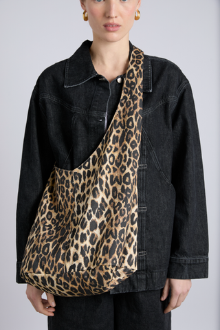 Cross Body Sling Bag - Leopard